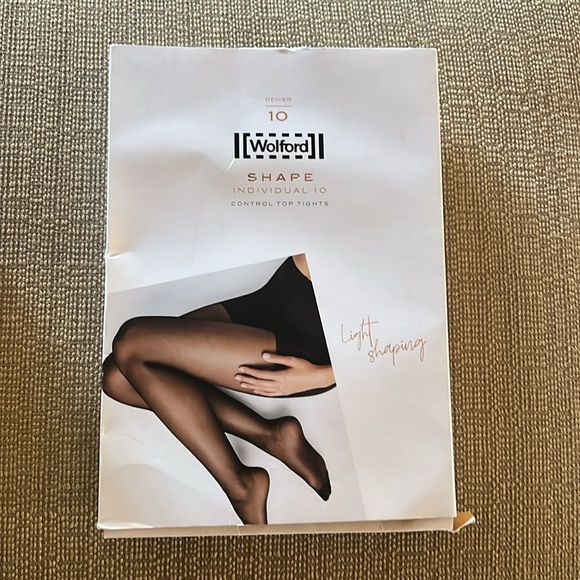 Wolford Shape Individual 10 Control Top Tights Size Small New - Picture 2 of 6